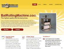 Tablet Screenshot of batrollingmachine.com